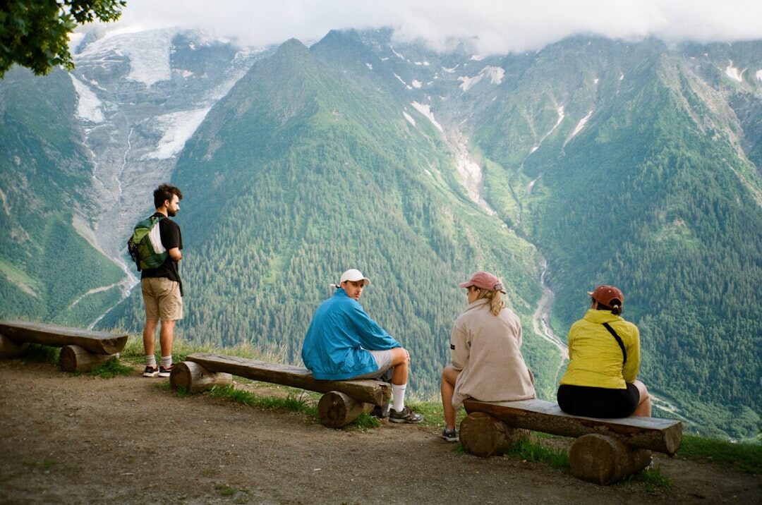 senior group on scenic trip