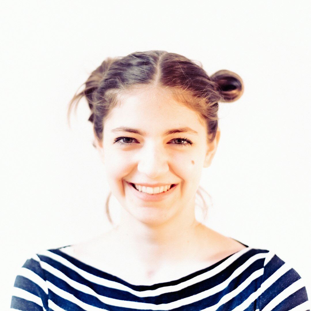 Portrait of a friendly middle-aged woman program manager smiling