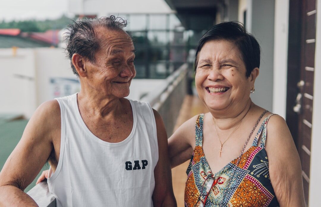 senior people smiling together