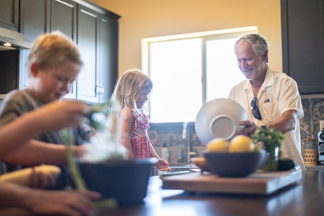 seniors cooking together