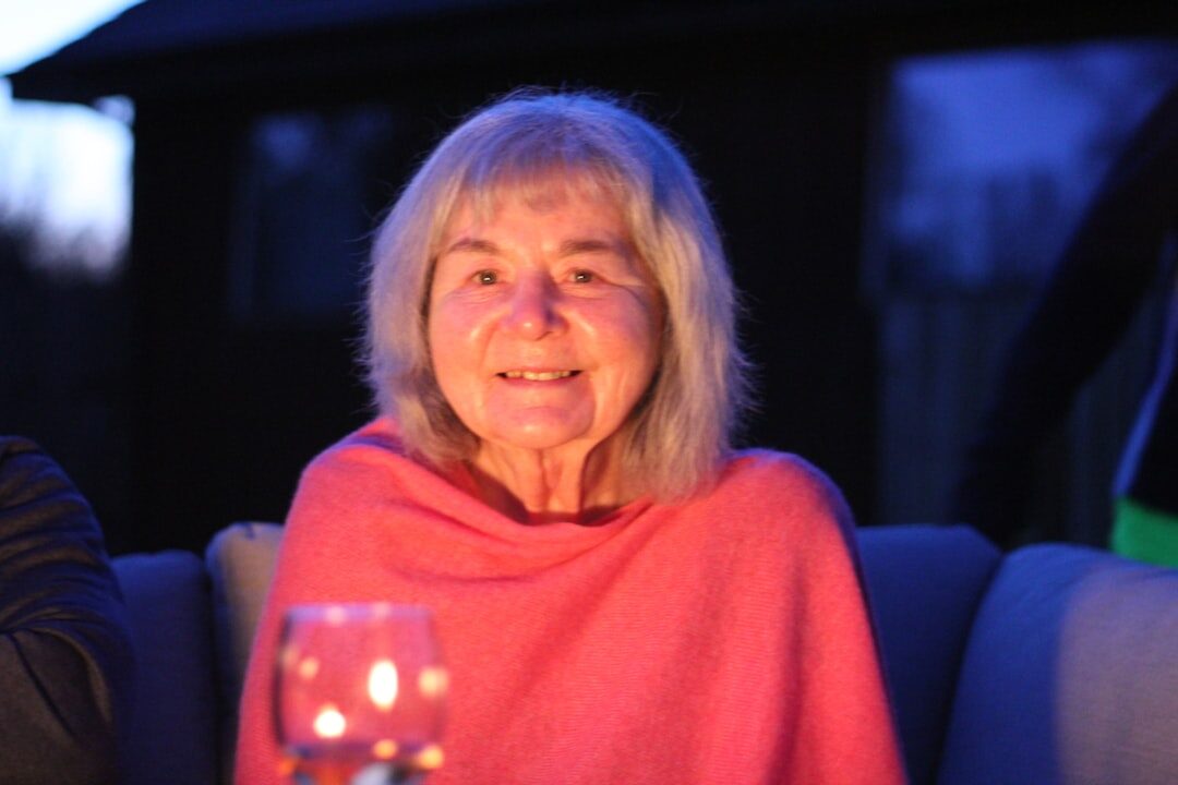 senior woman smiling